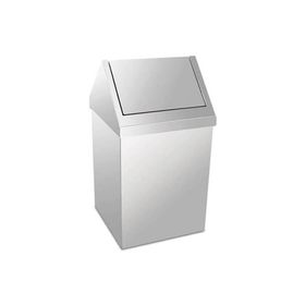 Alper Banyo 3800-336 Krom Çatı Kapaklı Çöp Kovası