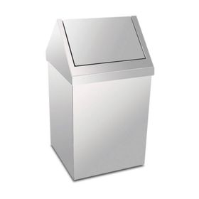 Alper Banyo 3800-336 Krom Çatı Kapaklı Çöp Kovası