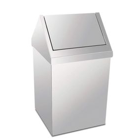 Alper Banyo 3800-345 Krom Çatı Kapaklı Çöp Kovası