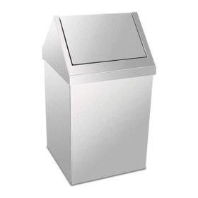 Alper Banyo 3800-345 Krom Çatı Kapaklı Çöp Kovası