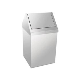 Alper Banyo 3800-345 Krom Çatı Kapaklı Çöp Kovası