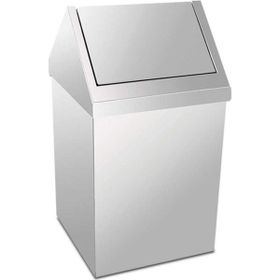 Alper Banyo 3800-380 Krom Çatı Kapaklı Çöp Kovası