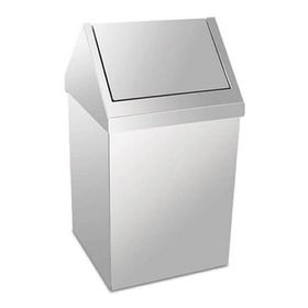 Alper Banyo 3800-380 Krom Çatı Kapaklı Çöp Kovası