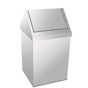 Alper Banyo 3800-380 Krom Çatı Kapaklı Çöp Kovası