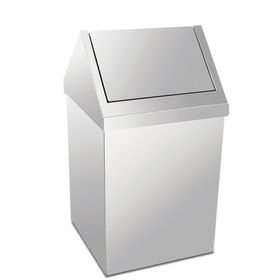 Alper Banyo 3800-380 Krom Çatı Kapaklı Çöp Kovası