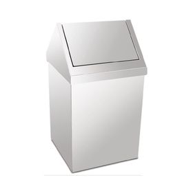 Alper Banyo 3800-380 Krom Çatı Kapaklı Çöp Kovası