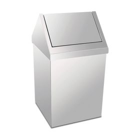 Alper Banyo 3800-380 Krom Çatı Kapaklı Çöp Kovası