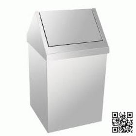 Alper Banyo 3800-380 Krom Çatı Kapaklı Çöp Kovası