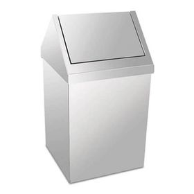 Alper Banyo 3800-380 Krom Çatı Kapaklı Çöp Kovası
