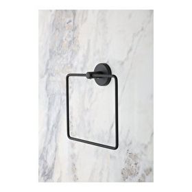 Alper Banyo Eko Siyah Kare Havluluk