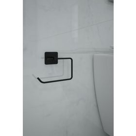 Alper Banyo Lilyum Siyah Kare Tuvalet Kağıtlığı