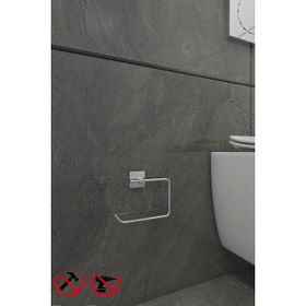 Alper Banyo Paslanmaz Kare Tuvalet Kağıtlığı
