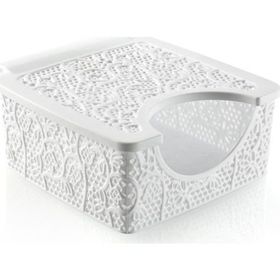 Alper Banyo TP8300 Beyaz Dantel Peçetelik