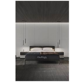 Alpha Kapa Black Full Ortopedik Paket Yaylı 90x200 cm Yatak