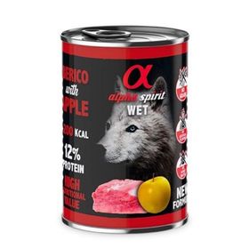 Alpha Spirit Yetişkin Domuzlu Elmalı 400 gr Köpek Konservesi