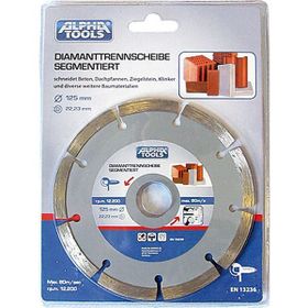 Alpha Tools 125x22 mm Elmas Unı Kesici Disk