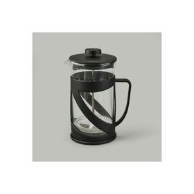 Alpina 600 ml Şeffaf Siyah French Press