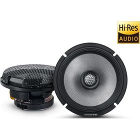 Alpine 6-1/2 inç 16,5 cm 300 W Rms Güç:100 W Koaksiyel 2 Yollu R-Serisi Pro Hoparlör