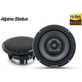 Alpine Status Çözünürlüklü 6,5 inç 16,5 cm Koaksiyel Hoparlörler