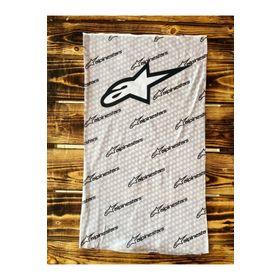 Alpinestars Beyaz Buff Maske Bandana Motorcu Outdoor Boyunluk