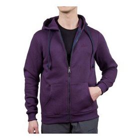 Alpinist 600501 Covert Tam Fermuarlı Mürdüm Erkek Sweatshirt