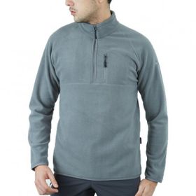 Alpinist 600508 Gamma Fermuarlı Polar Gri Erkek Sweatshirt