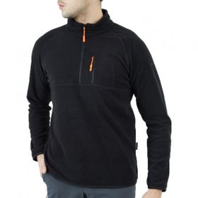 Alpinist 600508 Gamma Fermuarlı Polar Siyah Erkek Sweatshirt