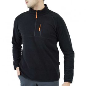 Alpinist 600508 Gamma Fermuarlı Polar Siyah Erkek Sweatshirt