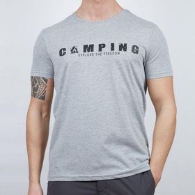 Alpinist 600610 Buteo Gri Melanj Erkek T-shirt