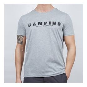 Alpinist 600610 Buteo Gri Melanj Erkek T-shirt