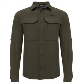 Alpinist 600702 Natriks Uzun Kollu Haki Erkek Gömlek
