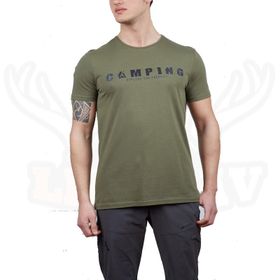Alpinist Buteo Haki Erkek T-shirt