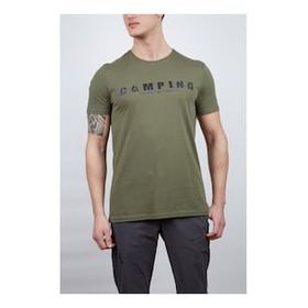 Alpinist Buteo Haki Erkek T-shirt