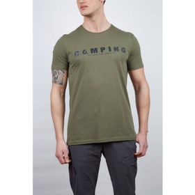 Alpinist Buteo Haki Erkek T-shirt