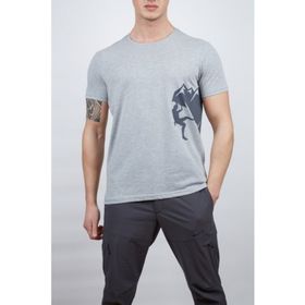 Alpinist Camp Gri Melanj Erkek T-shirt
