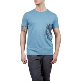 Alpinist Camp Gri Melanj Erkek T-shirt