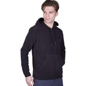 Alpinist Cliff Siyah Erkek Kapüşonlu Polar Sweatshirt