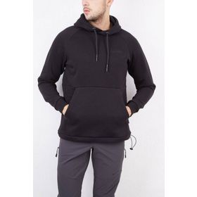 Alpinist Delta Siyah Kapşonlu Sweatshirt