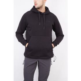 Alpinist Delta Siyah Kapşonlu Sweatshirt