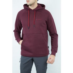 Alpinist Delta Vişne Kapşonlu Sweatshirt