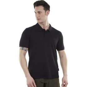 Alpinist Edge Siyah Polo Erkek T-shirt