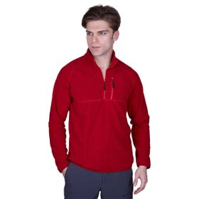 Alpinist Gamma Bordo Yarım Fermuarlı Erkek Polar