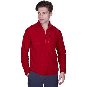 Alpinist Gamma Bordo Yarım Fermuarlı Erkek Polar