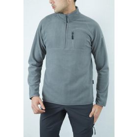 Alpinist Gamma Gri Yarım Fermuarlı Erkek Polar