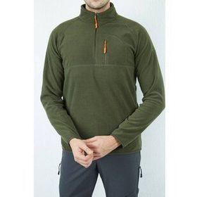 Alpinist Gamma Haki Yarım Fermuarlı Erkek Polar