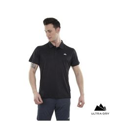Alpinist Horizons Siyah Ultra Dry Erkek Polo T-Shirt