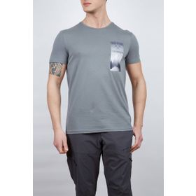 Alpinist Lex Koyu Gri Erkek T-shirt