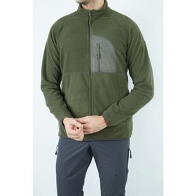 Alpinist Motus Haki Tam Fermuarlı Polar