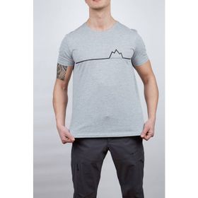 Alpinist Nordic Gri Melanj Erkek T-Shirt