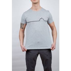 Alpinist Nordic Gri Melanj Erkek T-Shirt